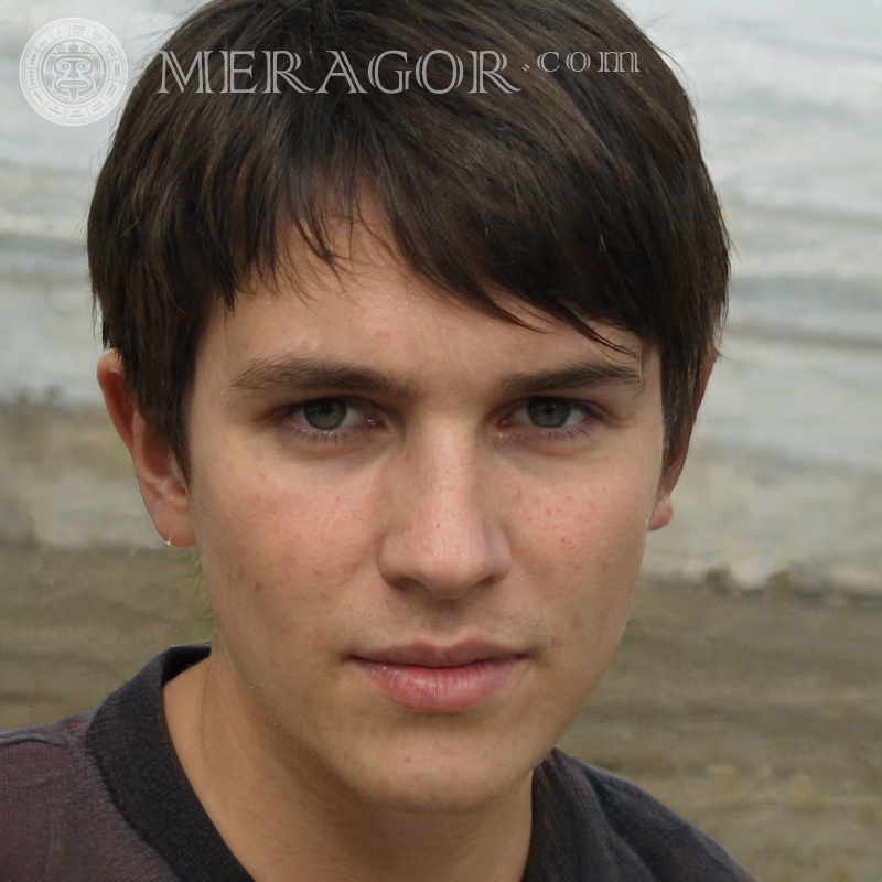 Download de foto de rosto de menino de 18 anos | 0 Rostos de rapazes Europeus Russos Pessoa, retratos