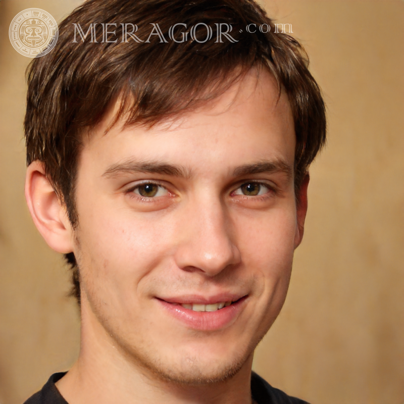 Visages de mecs de 20 ans de profil Visages de jeunes hommes Européens Russes Visages, portraits