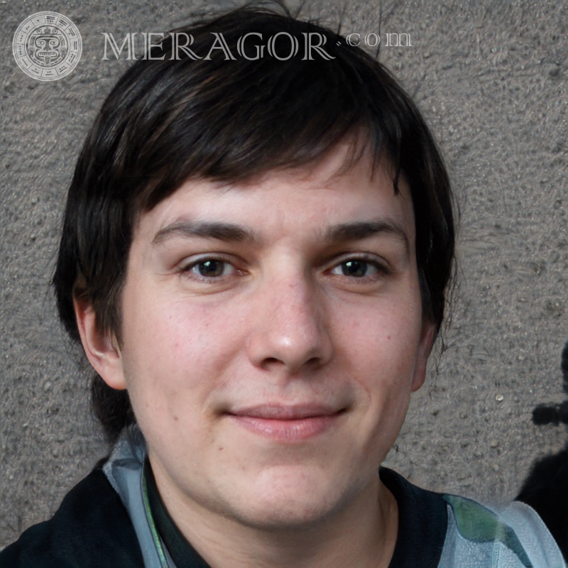 O rosto de um menino de 14 anos é o melhor Rostos de rapazes Europeus Russos Pessoa, retratos