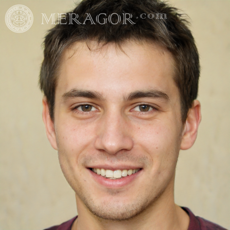 Foto von einem 22-jährigen TikTok Gesichter von Jungs Europäer Russen Gesichter, Porträts