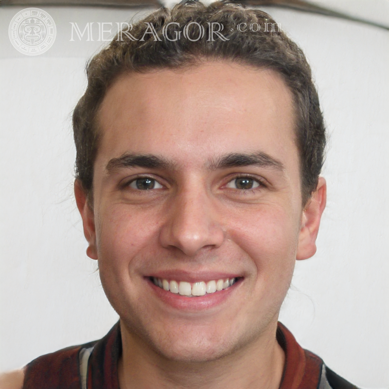 Photo of a guy 19 years old cheerful Faces of guys Europeans Russians Faces, portraits