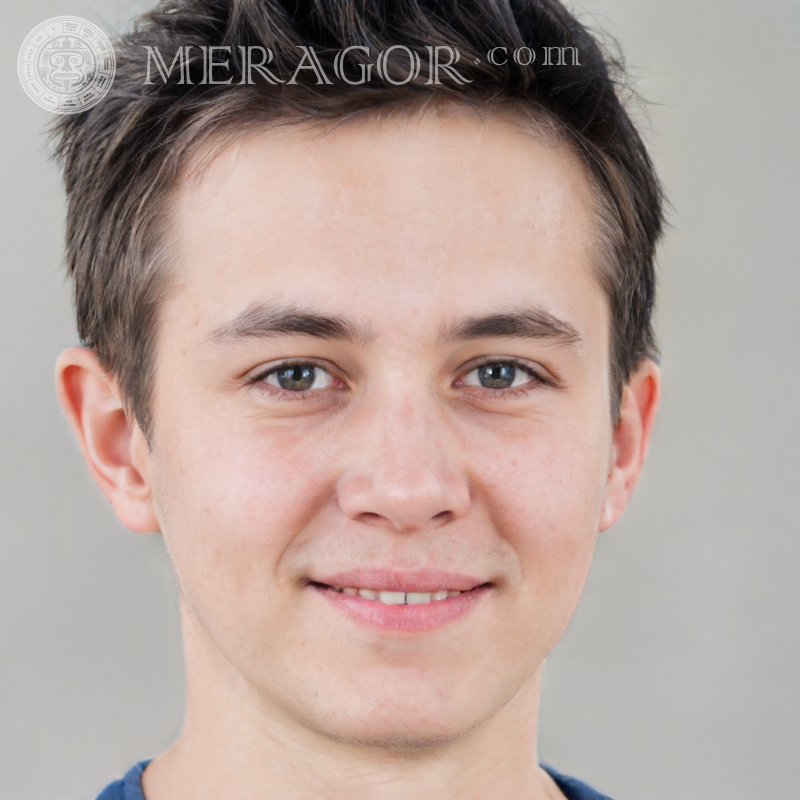 Foto de un chico de 19 años descarga en tu avatar Rostros de chicos Europeos Rusos Caras, retratos
