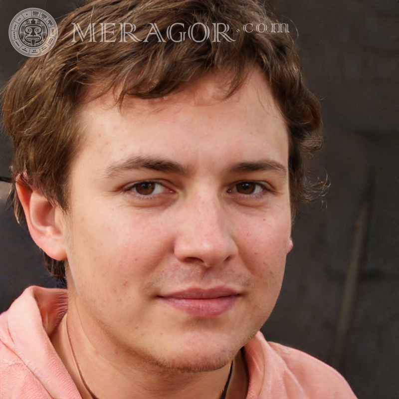 Photo of a guy 20 years old for the site Faces of guys Europeans Russians Faces, portraits