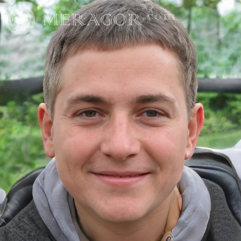 Foto de um cara de 19 anos fofo Rostos de rapazes Europeus Russos Pessoa, retratos