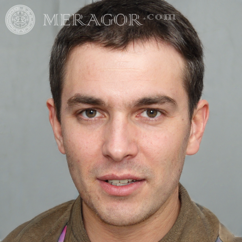 Foto de chico de 27 años real Rostros de chicos Europeos Rusos Caras, retratos