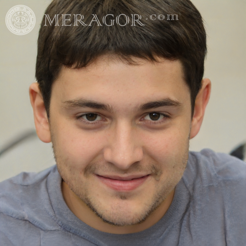 Photo of a guy 18 years old free Faces of guys Europeans Russians Faces, portraits