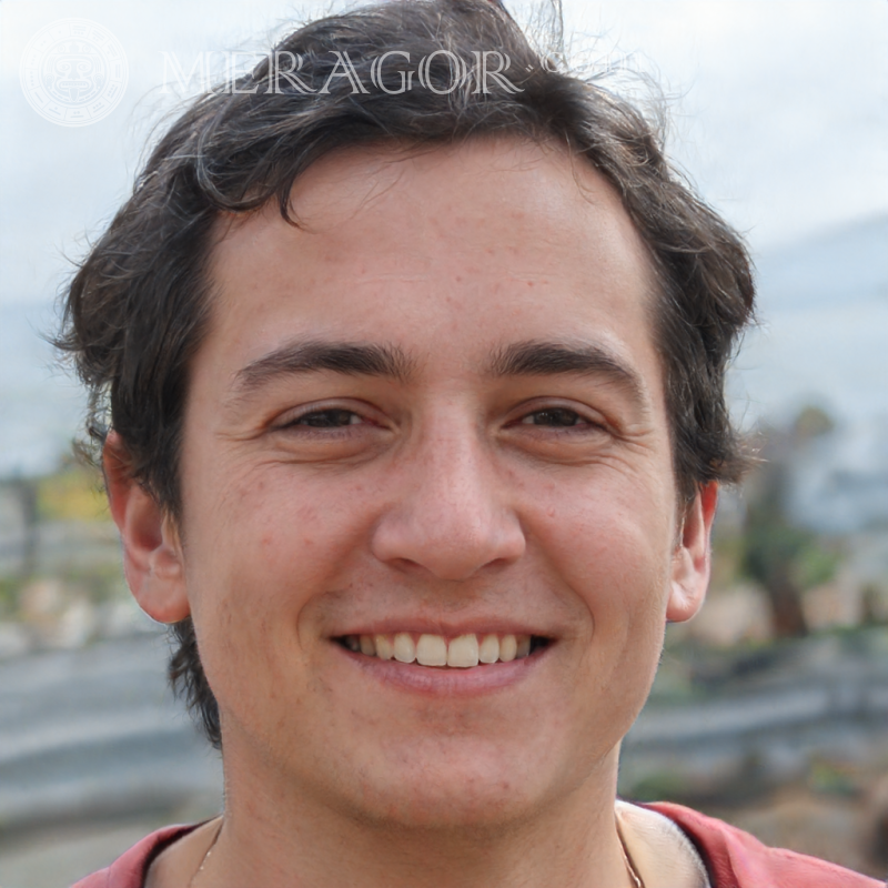 Photo of a guy 24 years old smiling Faces of guys Europeans Russians Faces, portraits