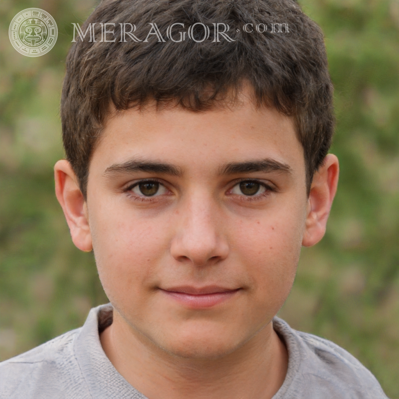 Fake portrait of a cute boy for Tinder Faces of boys Europeans Russians Ukrainians