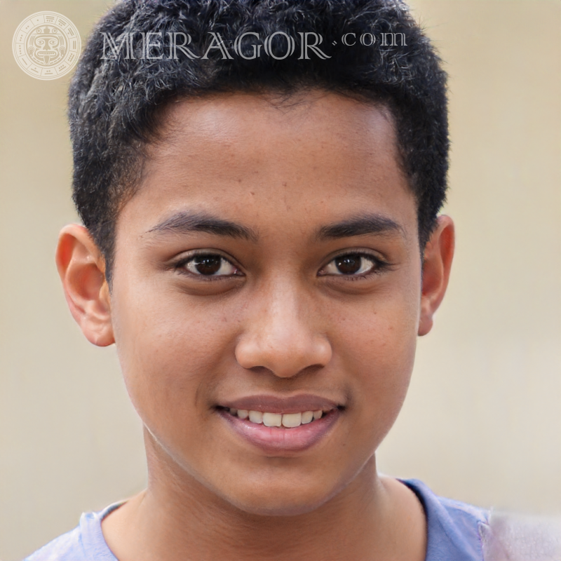 Gefälschtes Portrait eines süßen Jungen für Baddo | 0 Gesichter von Jungen Araber, Muslime Kindliche Jungen