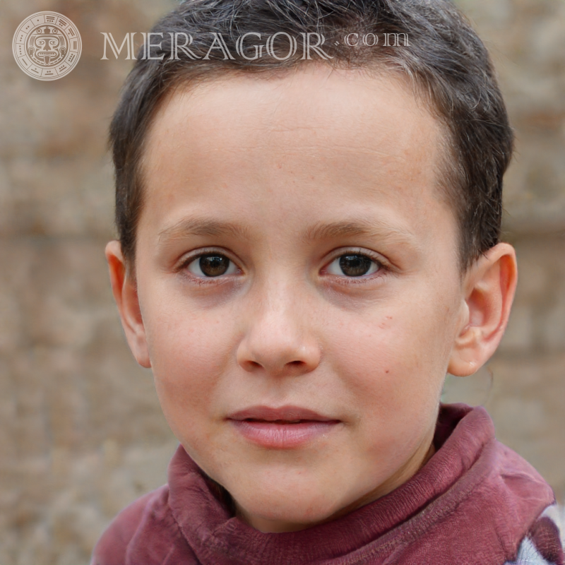 Фейковое лицо мальчика для TikTok на сайте Meragor.com Лица мальчиков Европейцы Русские Украинцы