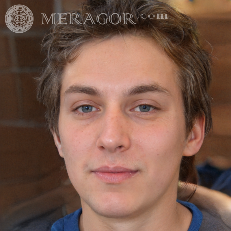 Gefälschtes Jungengesicht für Vkontakte auf Meragor.com Gesichter von Jungen Europäer Russen Ukrainer