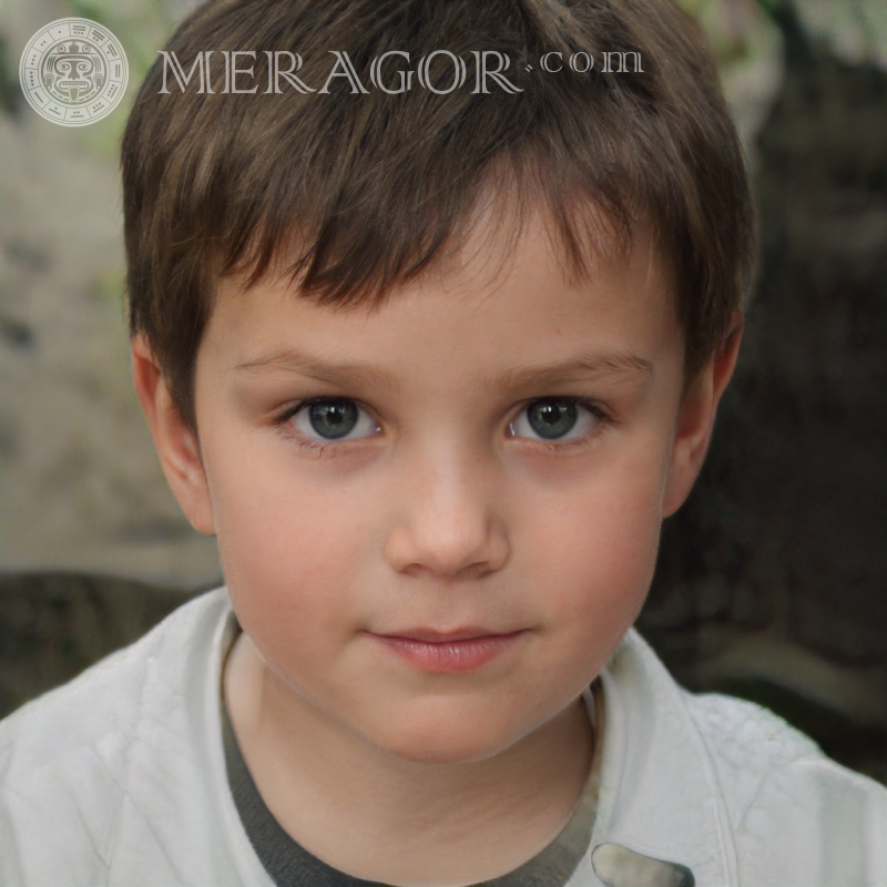 Фейковое лицо милого мальчика для Vkontakte на сайте Meragor.com Лица мальчиков Европейцы Русские Украинцы