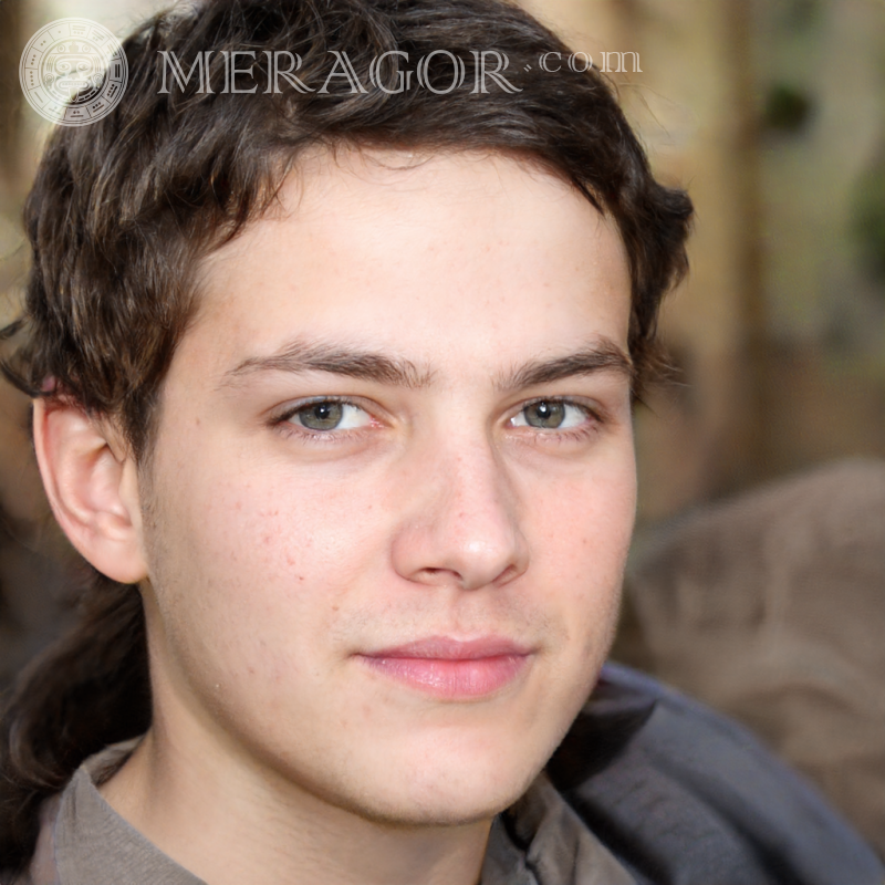 Visage de mec mignon de 21 ans Visages de jeunes hommes Européens Russes Visages, portraits
