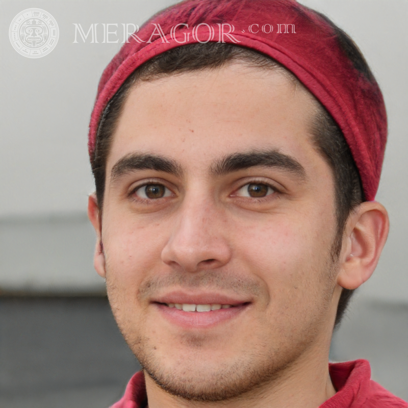 El rostro de un musulmán de 25 años Rostros de chicos Europeos Rusos Caras, retratos