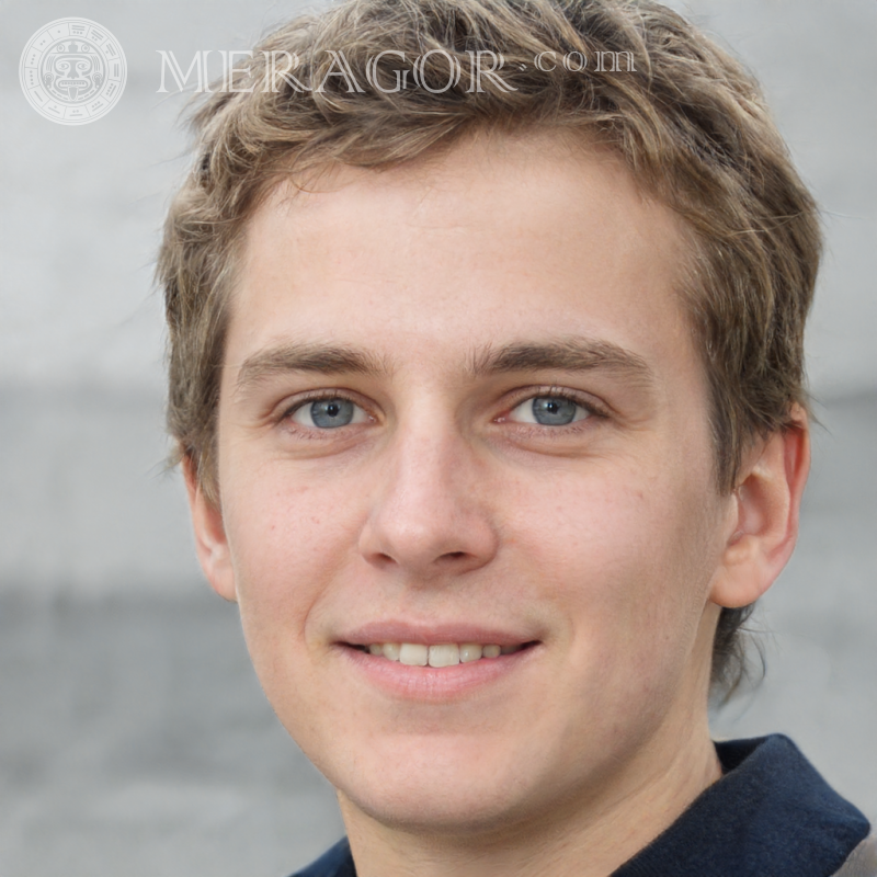 Rosto de um cara bonito de 26 anos download Rostos de rapazes Europeus Russos Pessoa, retratos