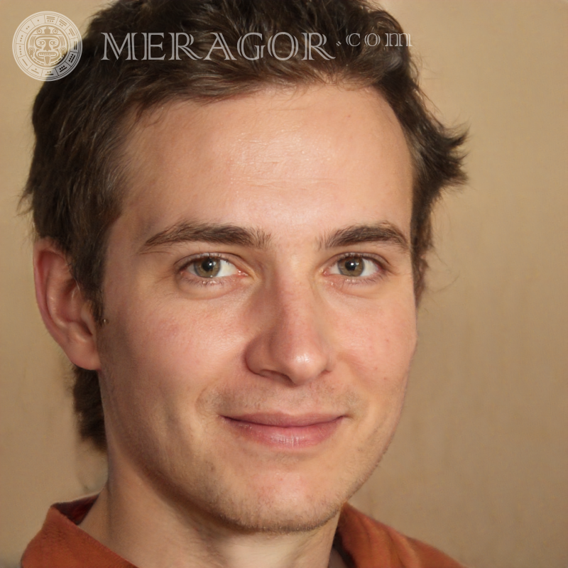 23-jähriger Kerl Gesicht für Dating-Site Gesichter von Jungs Europäer Russen Gesichter, Porträts