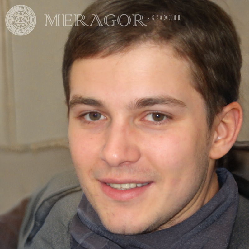 Особа хлопця 24 року милого Обличчя хлопців Європейці Російські Людина, портрети