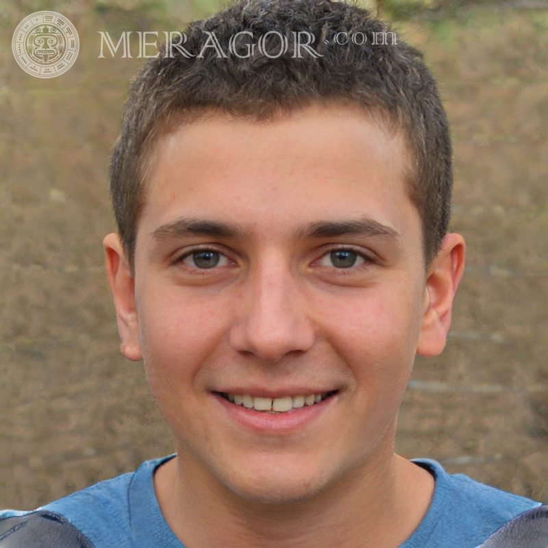 Завантажити фото особи задоволеного хлопчика TikTok Особи хлопчиків Європейці Російські Українці