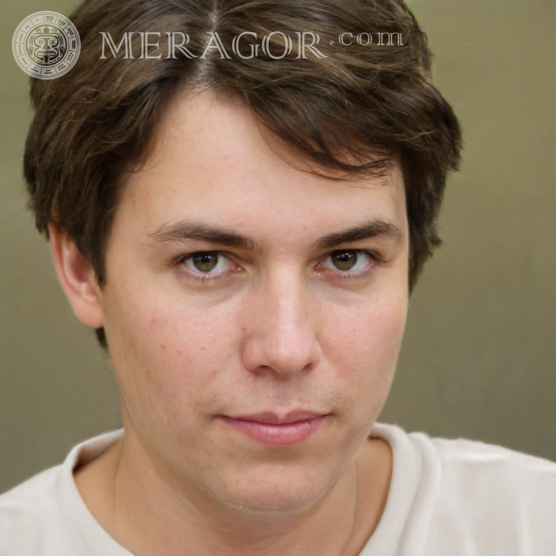Télécharger la photo du visage du garçon LinkedIn Visages de garçons Européens Russes Ukrainiens
