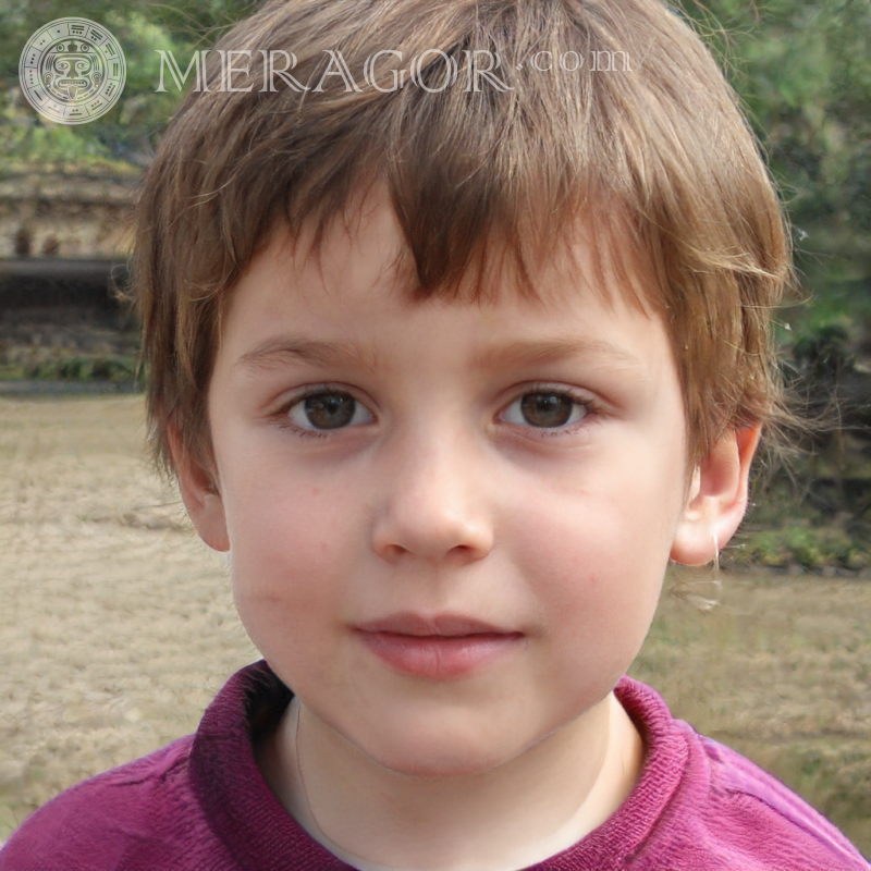Télécharger la photo de couverture de visage de garçon Visages de garçons Européens Russes Ukrainiens
