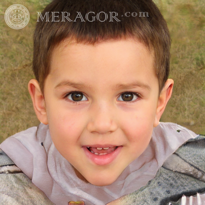 Download a photo of the boy's face for registration Faces of boys Europeans Russians Ukrainians