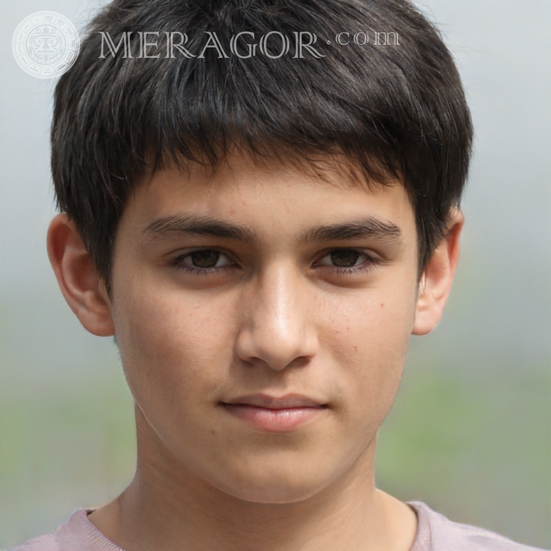 Télécharger la photo du visage du garçon pour les messagers Visages de garçons Européens Français Infantiles