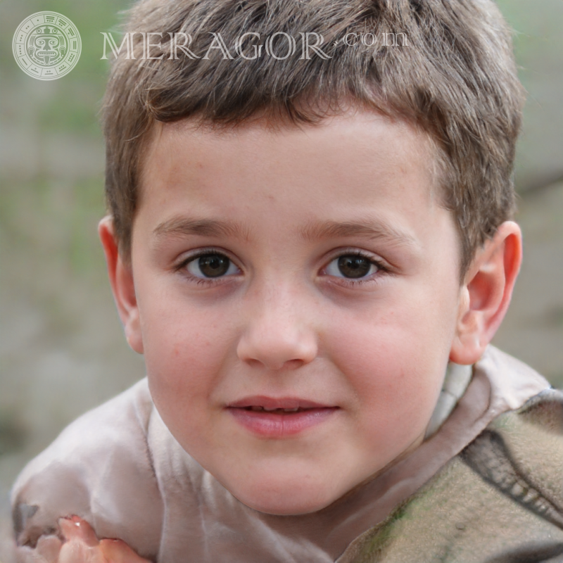 Download photo boy face image Faces of boys Europeans Russians Ukrainians