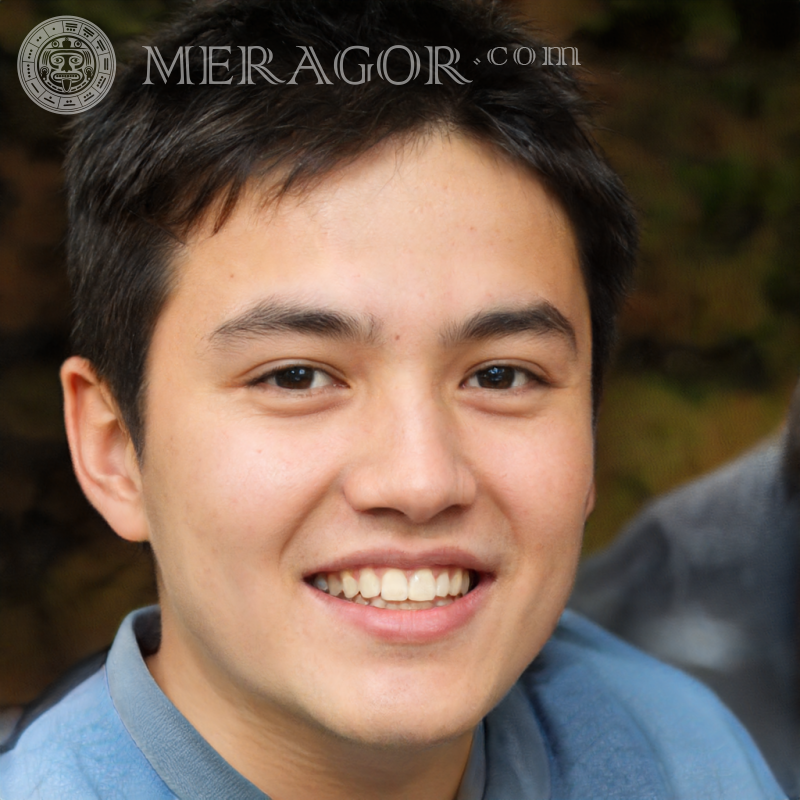 Télécharger la photo du visage un garçon brun image Visages de garçons Asiatiques Vietnamien Coréens