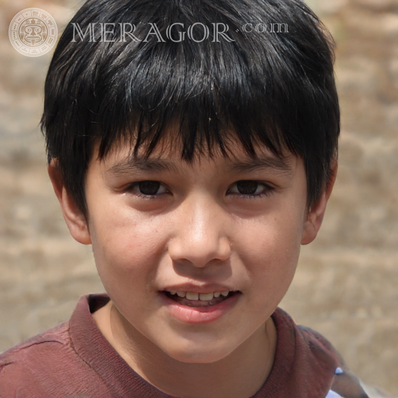 Baixe a foto do rosto de um menino para bater um papo Rostos de meninos Аsiáticos Vietnamita Coreanos