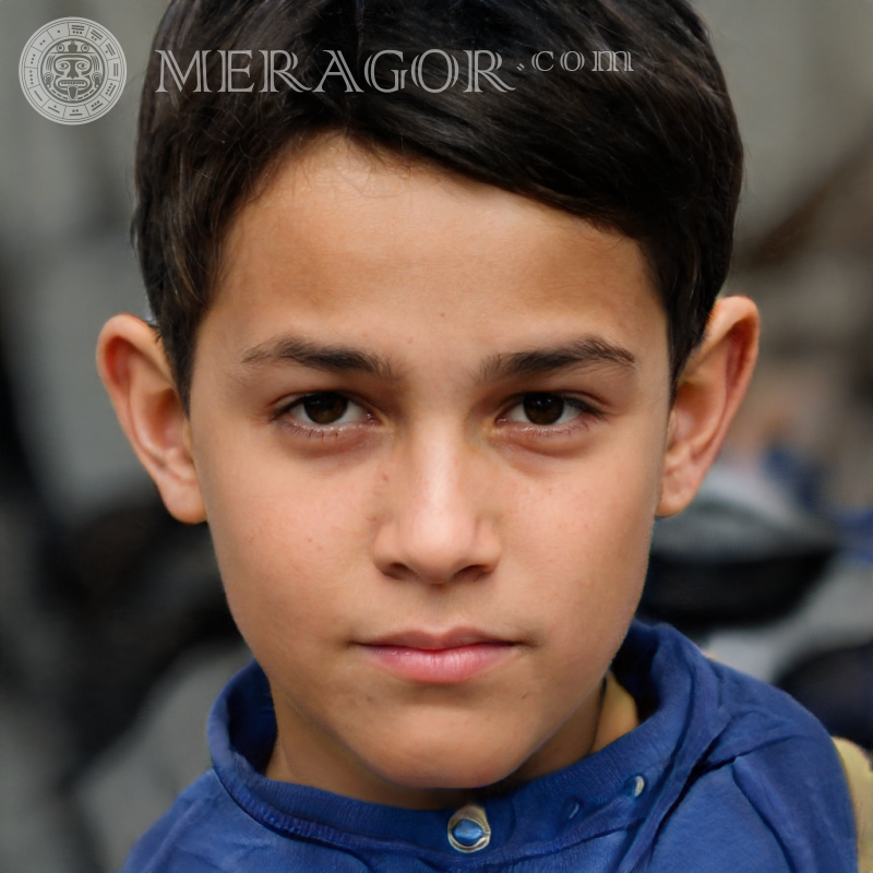 Descargar foto de la cara del niño para messenger Rostros de niños Árabe, musulmán Infantiles Chicos jóvenes
