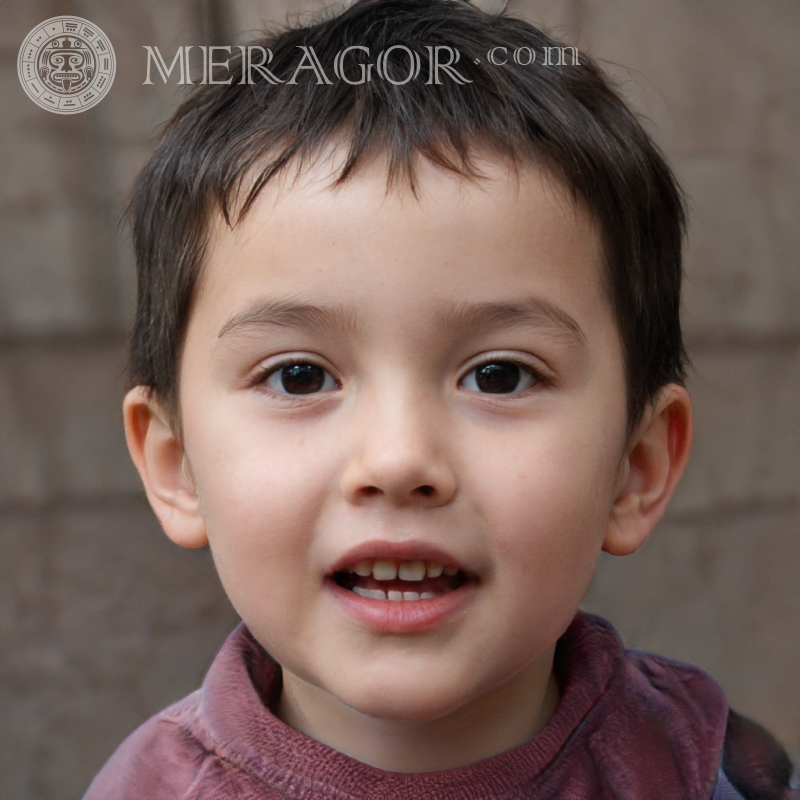 Foto de rosto de menino fofo, download de rosto aleatório Rostos de meninos Europeus Russos Ucranianos