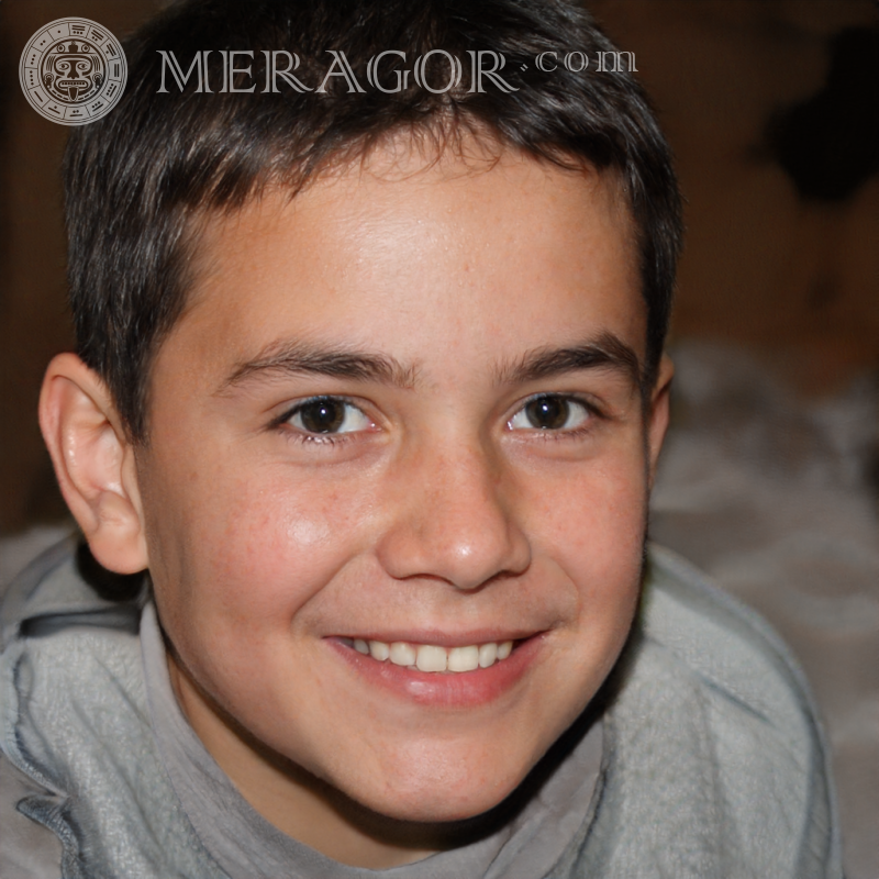 Laden Sie ein Foto des Gesichts des Jungen auf die Registrierungsseite herunter Gesichter von Jungen Araber, Muslime Kindliche Jungen