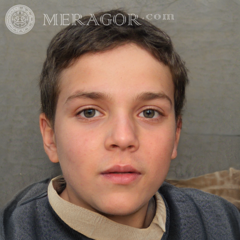 Gerador de rosto aleatório de download de foto de rosto de menino Rostos de meninos Europeus Russos Ucranianos