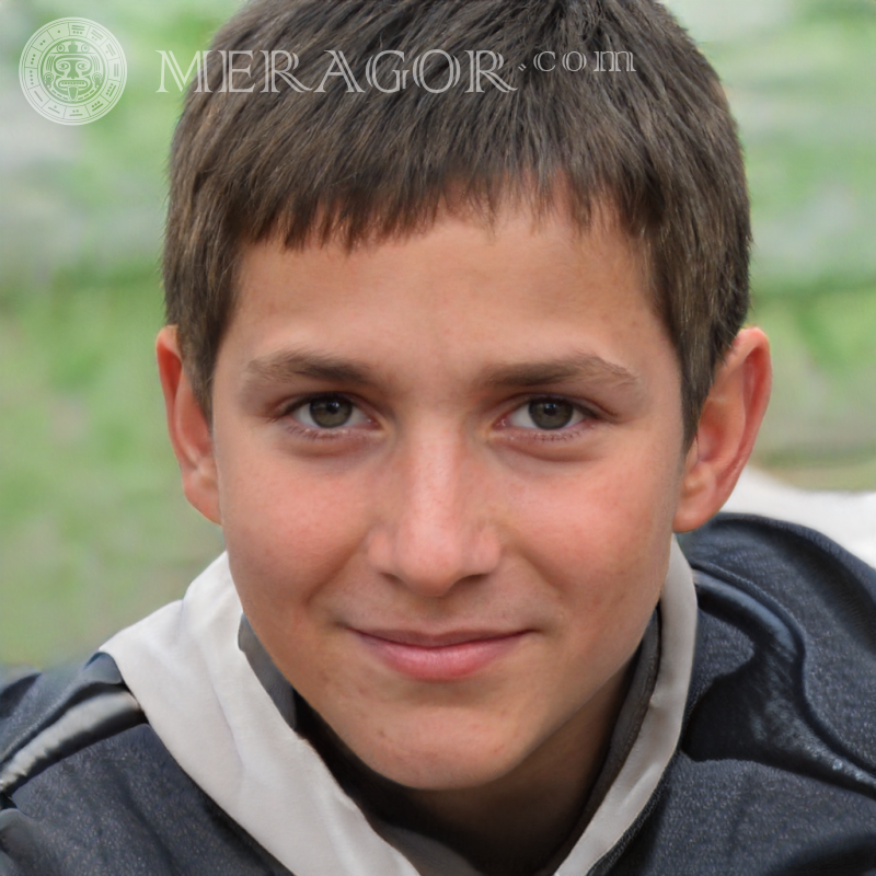 Descarga de fotos de cara de niño feliz generador de caras al azar Rostros de niños Europeos Rusos Ucranianos