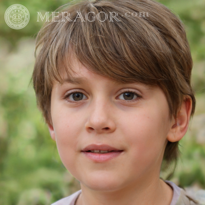 Download a photo of the face of a cute boy for registration Faces of boys Europeans Russians Ukrainians