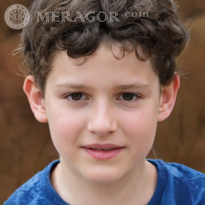 Download a photo of a little boy's face for registration Faces of boys Europeans Russians Ukrainians