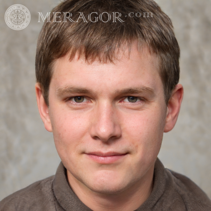 Guy Gesicht 18 Jahre alt Registrierungshilfe Gesichter von Jungs Europäer Russen Gesichter, Porträts