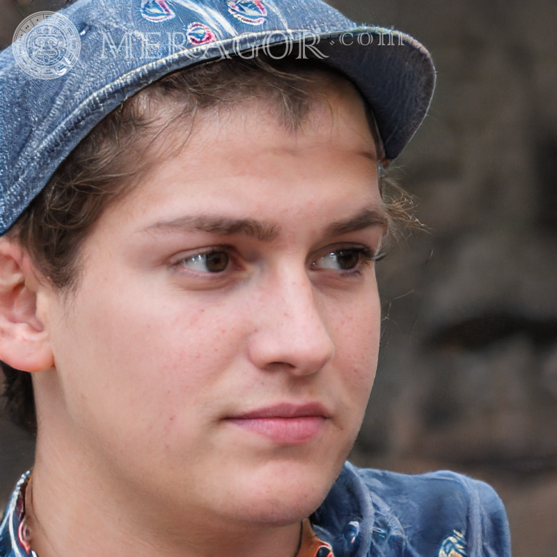 Zufällige Jungs Bilder Gesichter von Jungs Europäer Russen Gesichter, Porträts