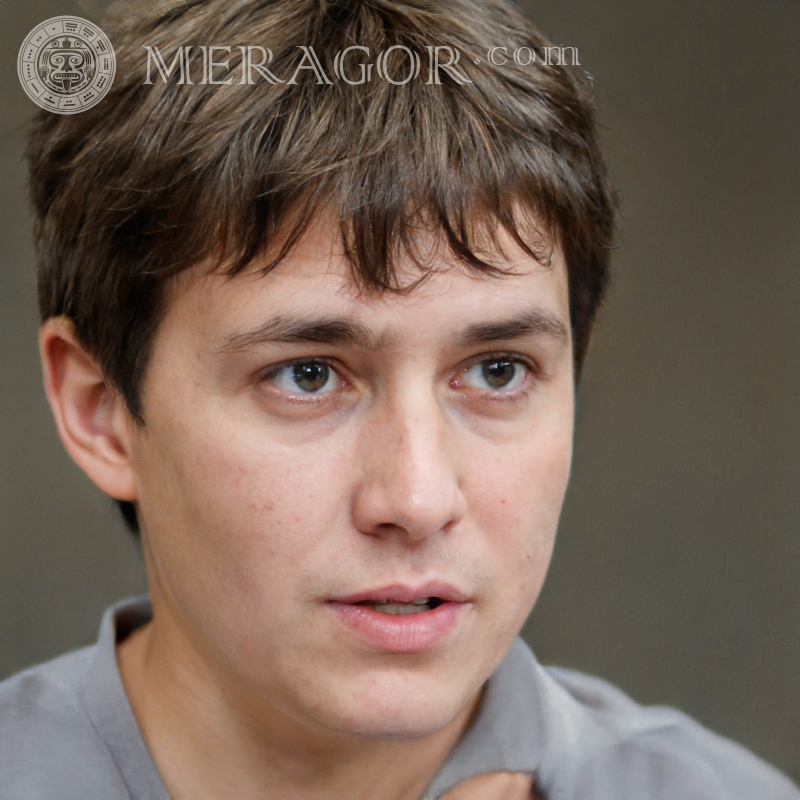 TikTok Jungengesichtsbild Gesichter von Jungs Europäer Russen Gesichter, Porträts