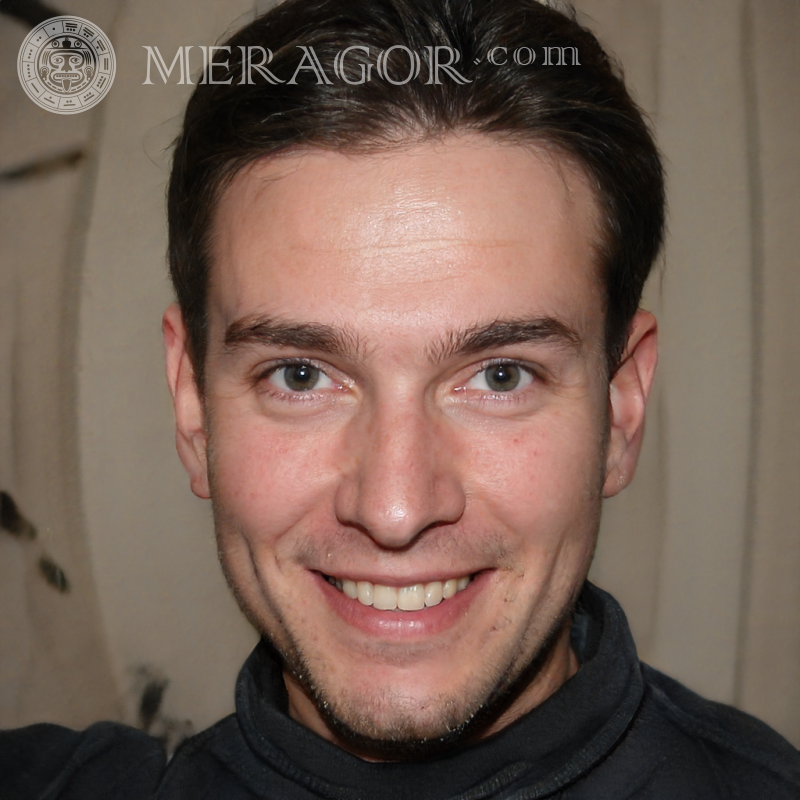 Picture of a guy's face on an avatar Faces of guys Europeans Russians Faces, portraits