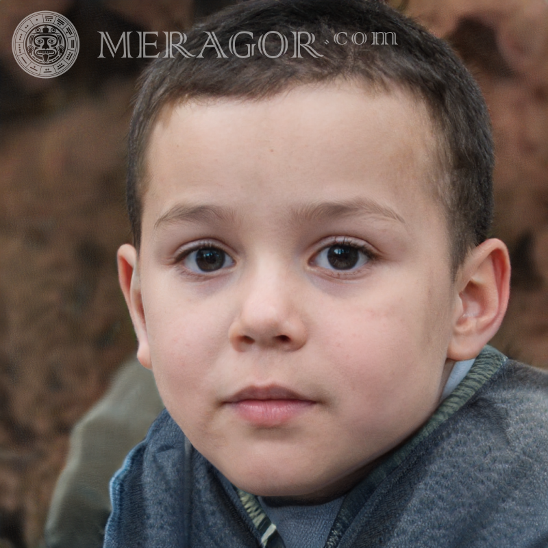 Download a photo of the face of a little boy for the site Faces of boys Europeans Russians Ukrainians