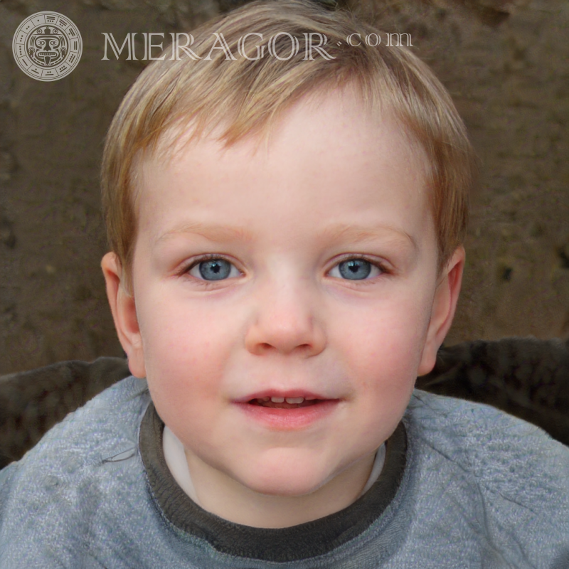 Descargar foto de la cara de un niño foto real Rostros de niños Europeos Rusos Ucranianos