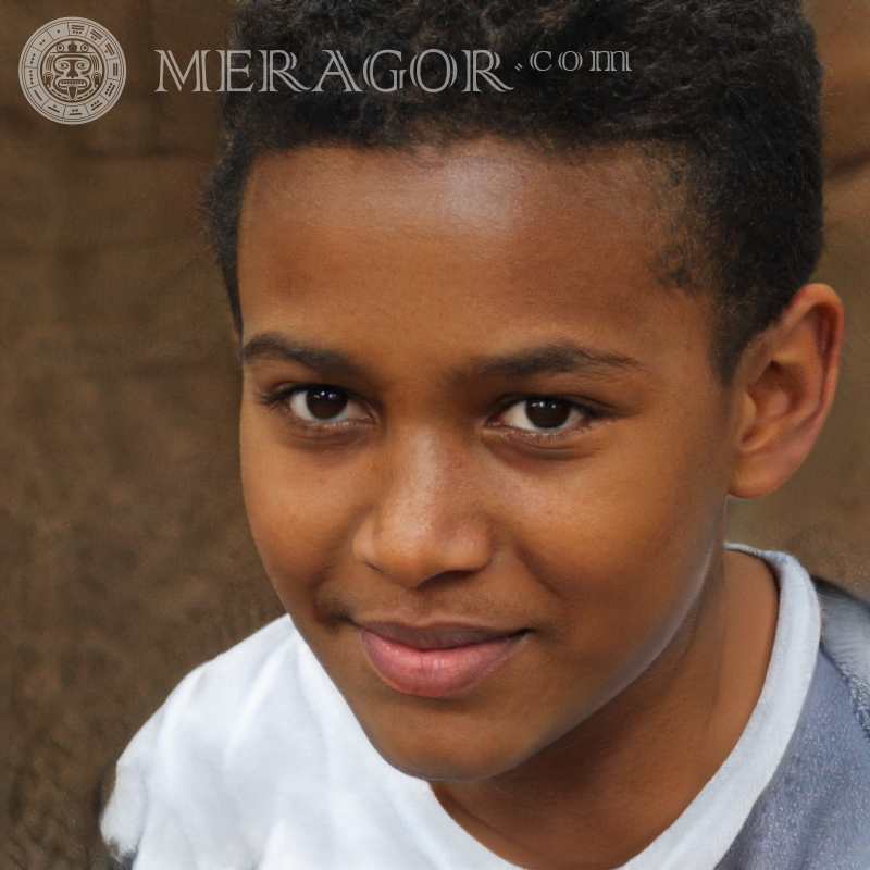 Descargar foto de la cara de un niño alegre de 10 años mejores fotos Rostros de niños Negros Infantiles Chicos jóvenes