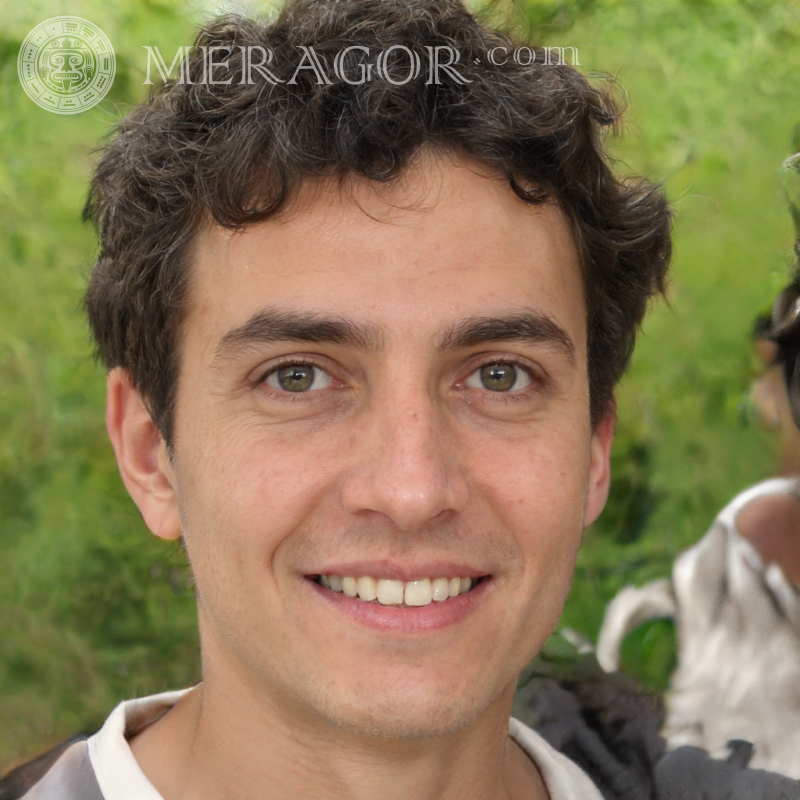 Photo de gars ordinaires sur la photo de profil | 0 Visages de jeunes hommes Européens Russes Visages, portraits