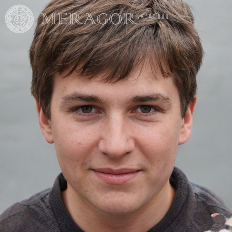 Free photo of young guys Faces of guys Europeans Russians Faces, portraits