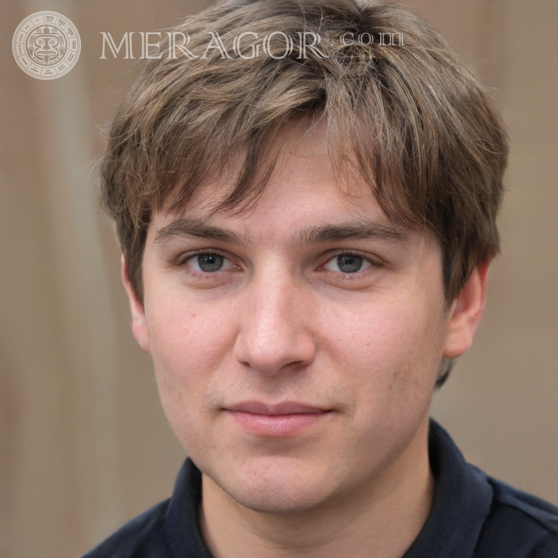 O rosto do cara no avatar como inventar Rostos de rapazes Europeus Russos Pessoa, retratos