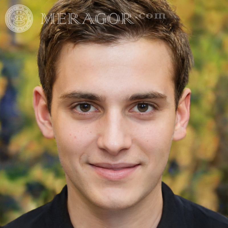 Foto de un chico rudo de 16 años Rostros de chicos Europeos Rusos Caras, retratos