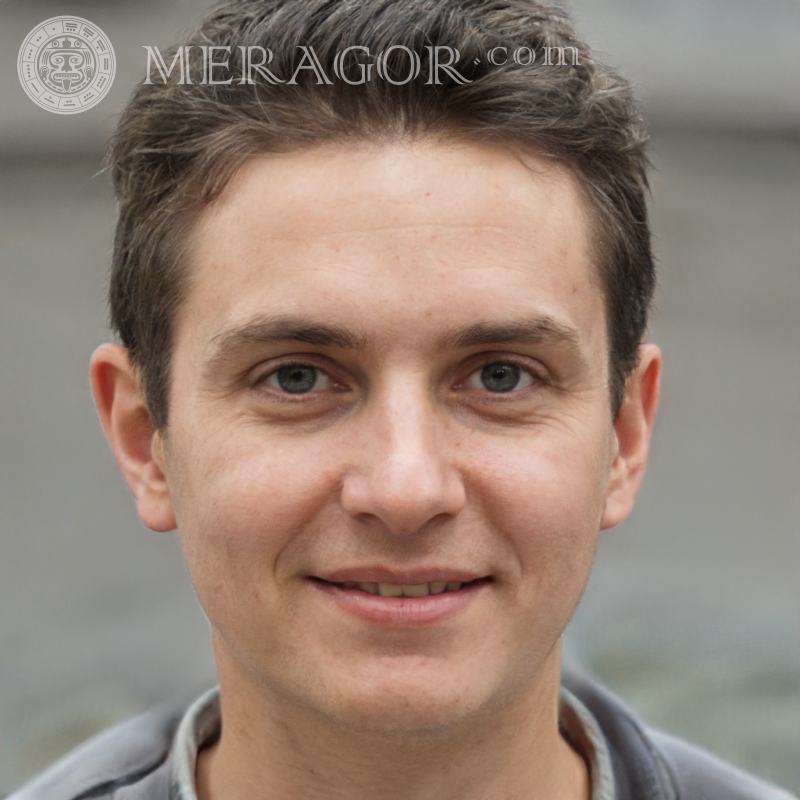 Photo un mec de 22 ans pour les réseaux sociaux Visages de jeunes hommes Européens Russes Visages, portraits