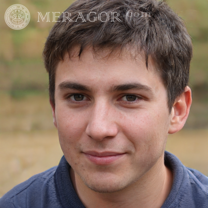 Photo un mec de 21 ans Tinder Visages de jeunes hommes Européens Russes Visages, portraits