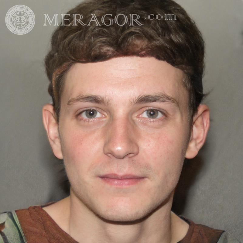 Hübscher Kerl Gesicht Topface Gesichter von Jungs Europäer Russen Gesichter, Porträts